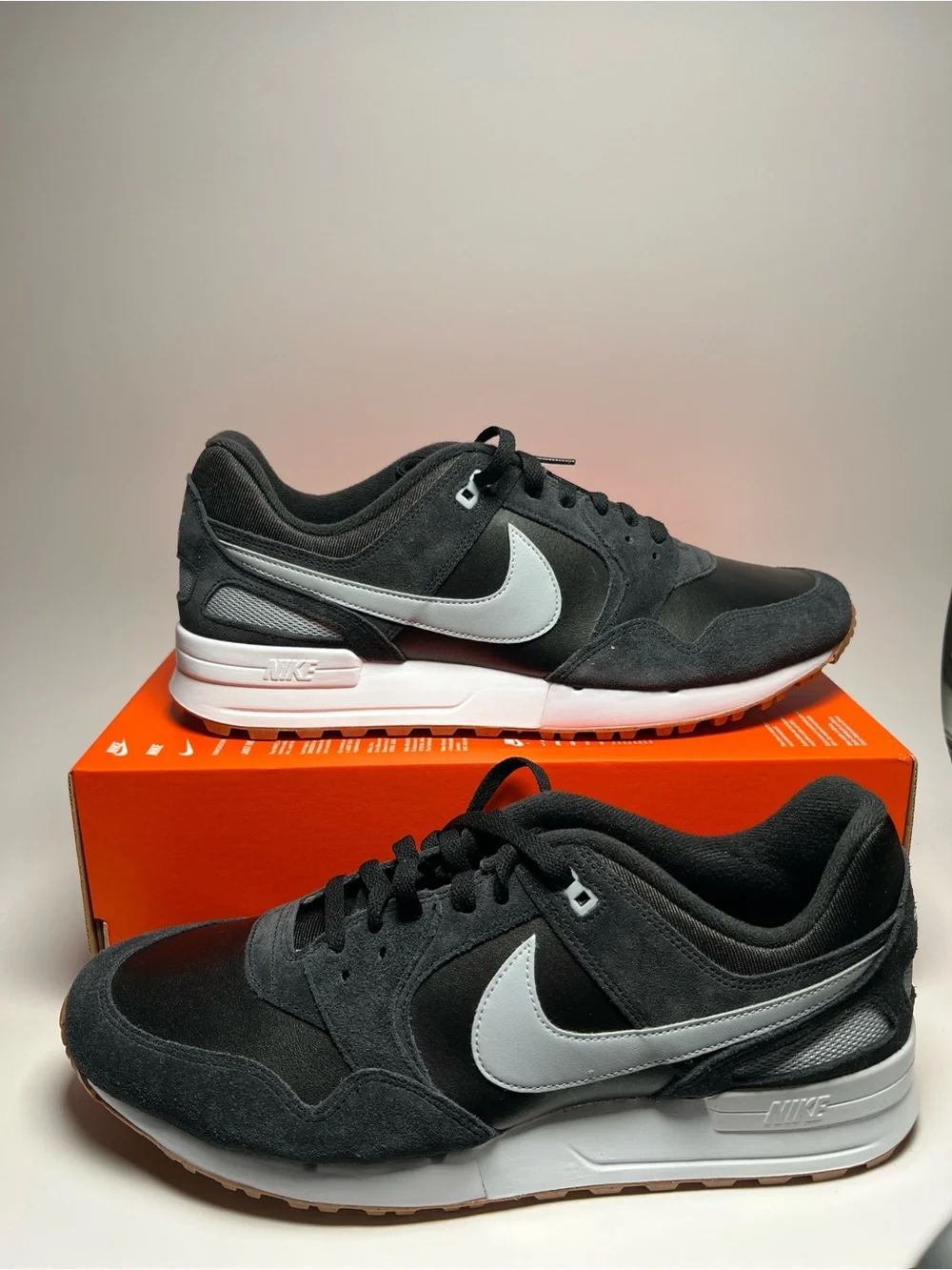Nike Air Pegasus '89 Golf Wolf Grey FJ2245-004 Black Golf Shoes Mens Size 13 NEW